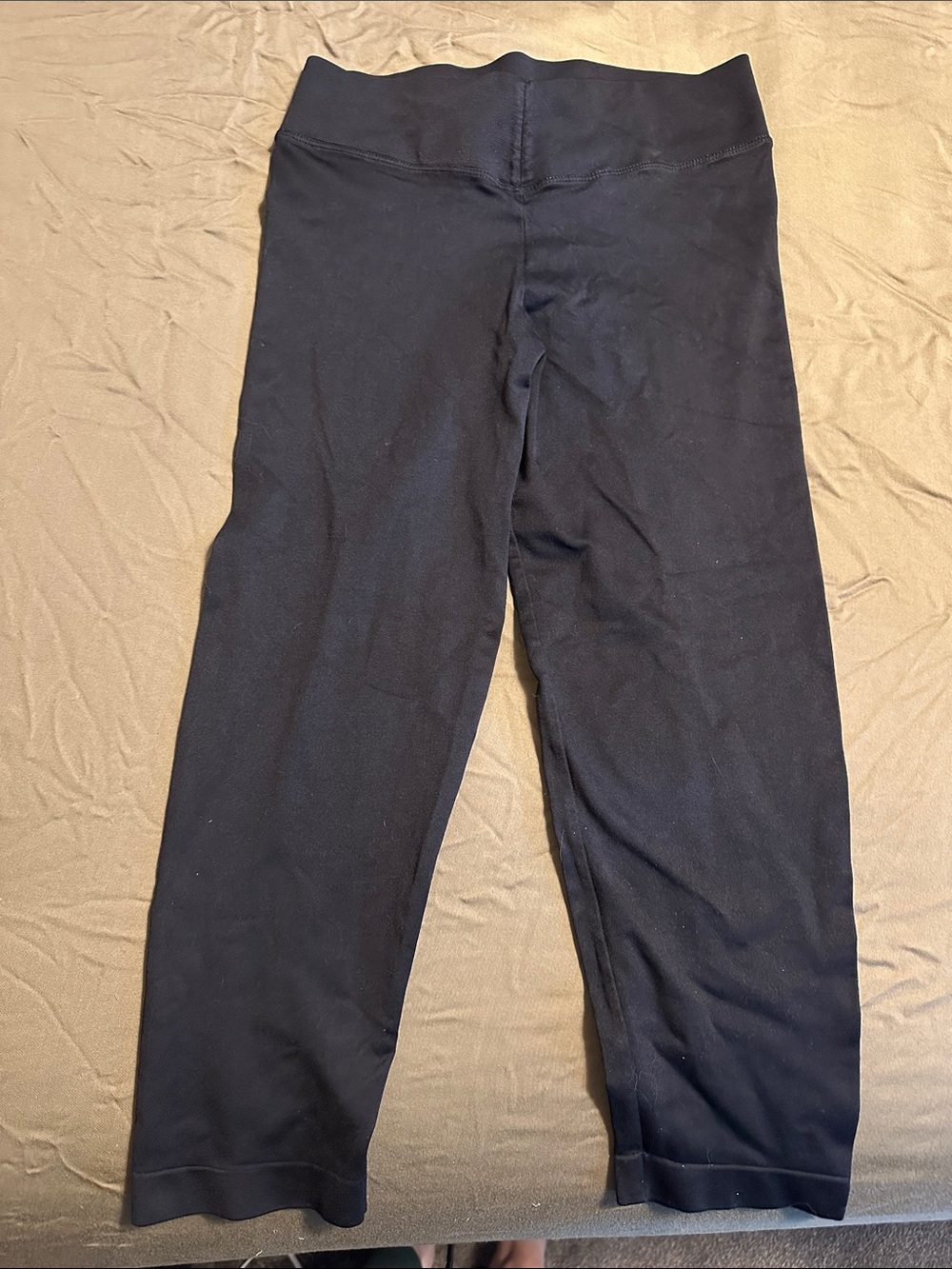 Guess by Marciano Black Cropped High-Rise Leggings